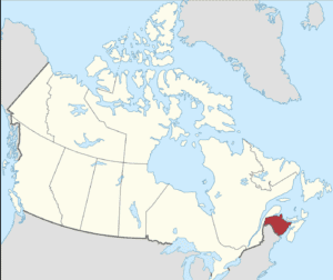 Localização de New Brunswick